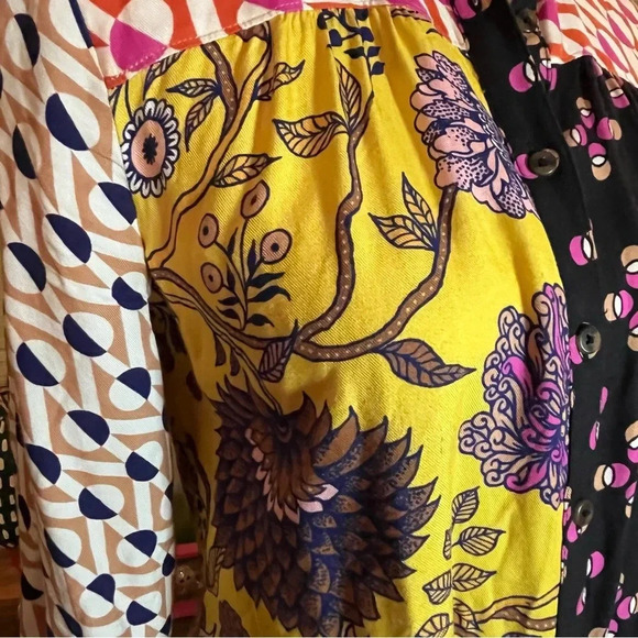 Maeve Anthropologie The Paz Button Down Long Sleeve Top Blouse Woman’s Size XS - Picture 2 of 11